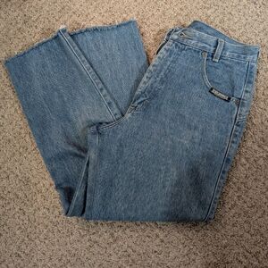 Vintage Star Detail Roughrider Western Jeans